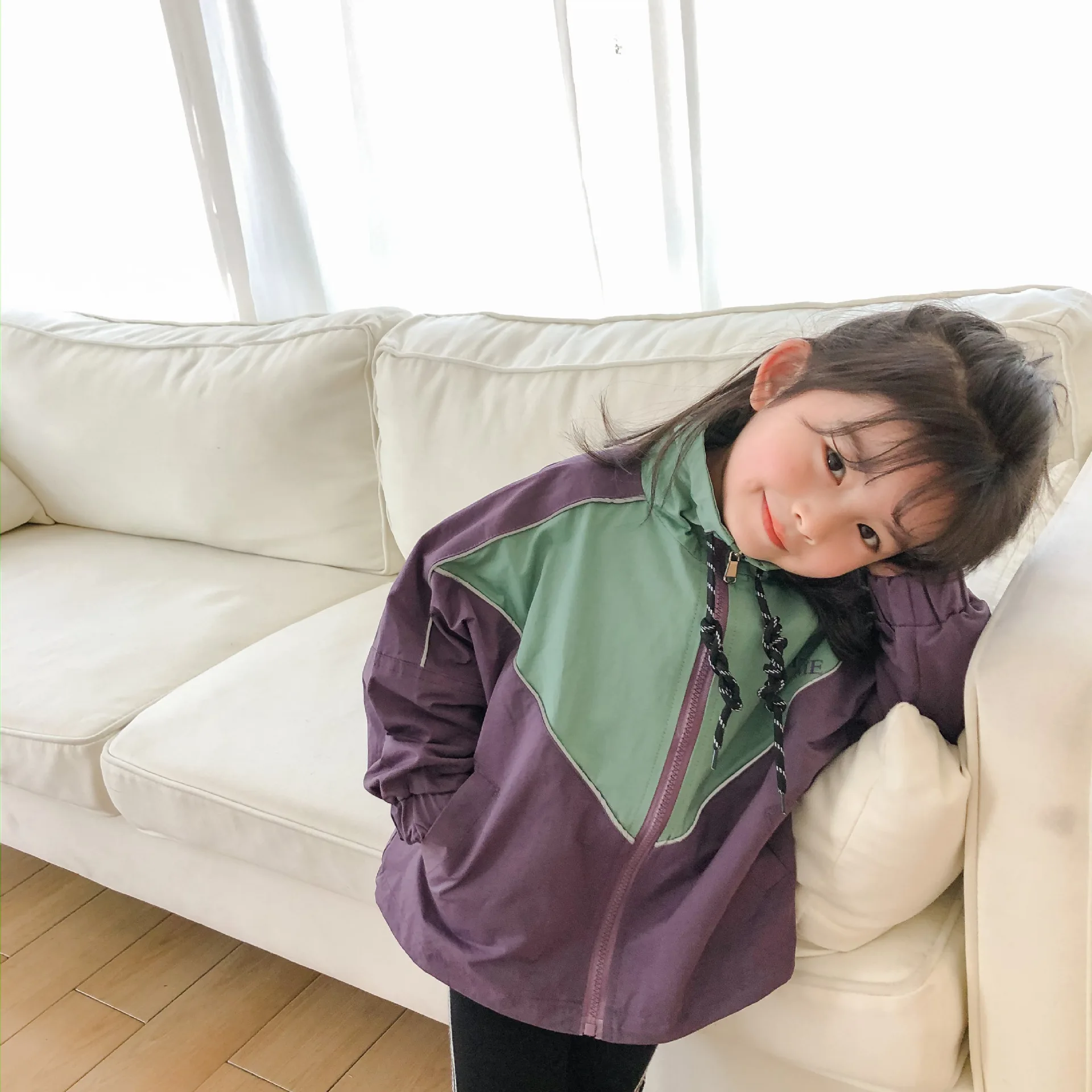 Весеннее Новое поступление модное повседневное Свободное пальто в Корейском