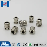 high quality 1 pcs pg48 35 40mm metal cable gland nickel plated brass wire glands wire connector
