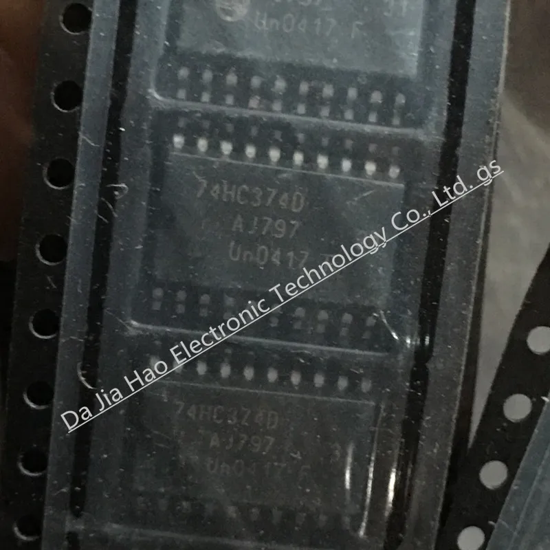 Шлепанцы 74hc374d 74HC374D HC374 8 класс d, фирменный шлепанцы SOP20, новая оригинальная деталь, 10 шт./партия