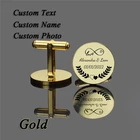 Модные мужские запонки для рубашек под заказ, свадебные украшения, подарки для мужчин