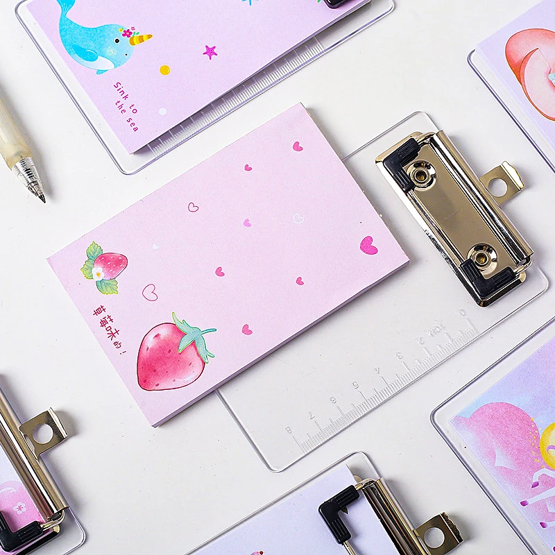 Блокнот для записей блокнот корейский милый зажим тарелок канцелярские