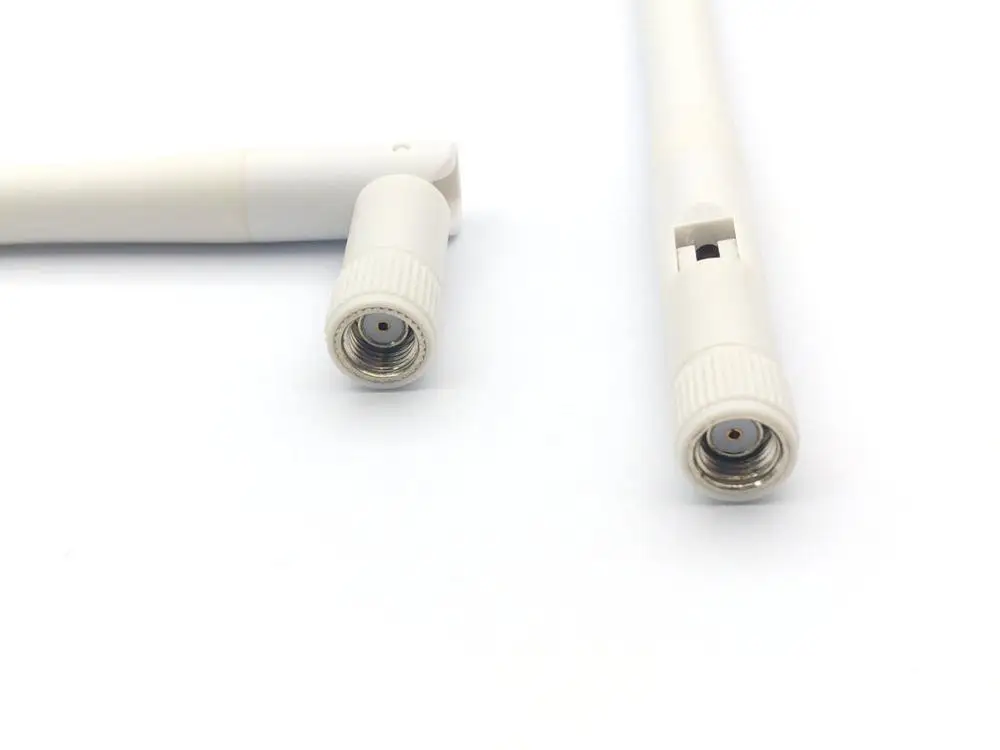 Антенна Wi-Fi белая для коннектора беспроводного маршрутизатора 2 шт. 4 ГГц 3dBi RP SMA Omni