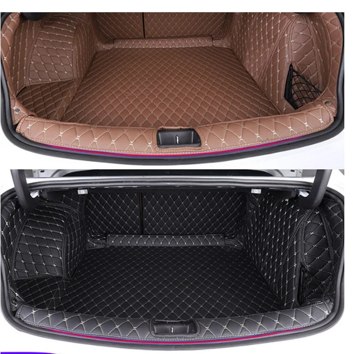 

Leather Car Trunk Mat Cargo Liner for Opel Insignia 2019 2020 Buick Regal Rug Carpet Interior Accessories