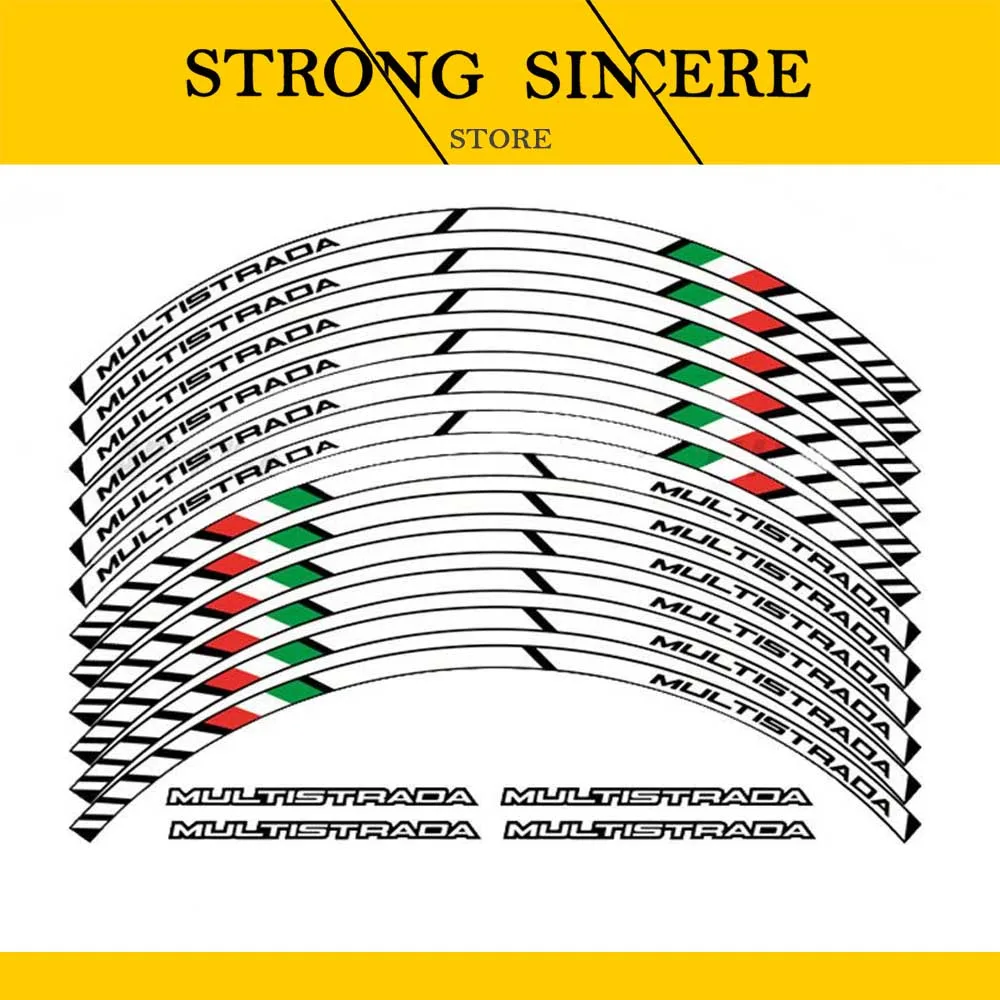 12 X Толстые края внешний обод наклейка полоса колесные наклейки подходит для всех