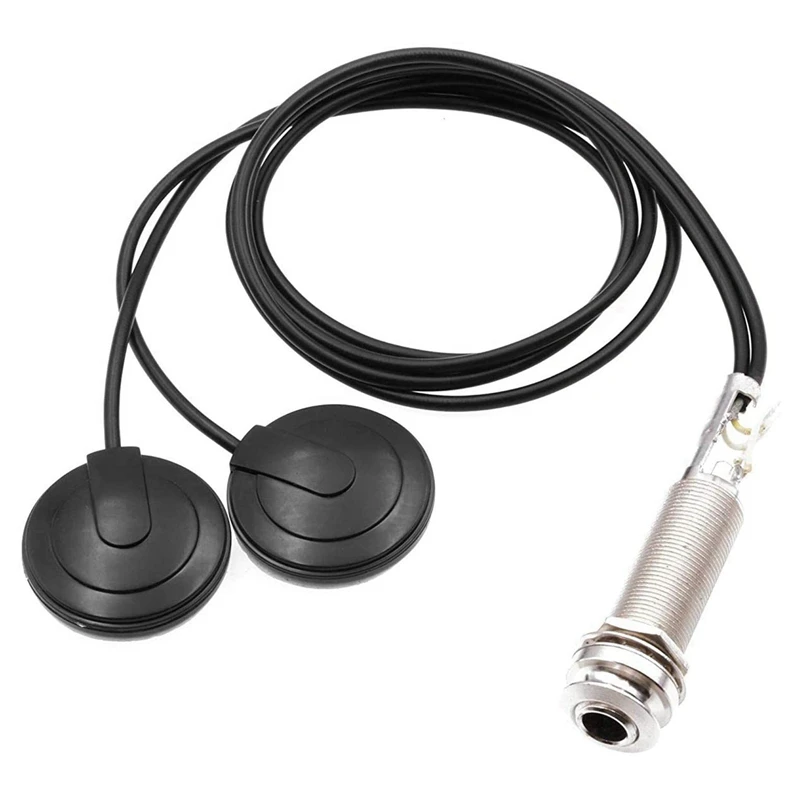 gitarre pickups akustische elektrische piezo wandler mikrofon kontaktieren für gitarre violine ukulele mandoline banjo cello free global shipping