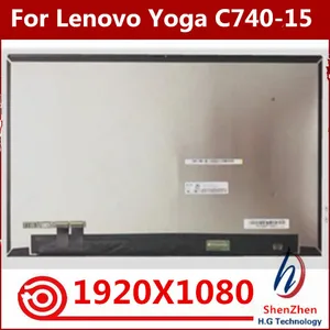 test well 15 6 fhd 19201080 lcd screen for lenovo yoga c740 15 display lcd digitizer assembly 5d10s39585 free global shipping