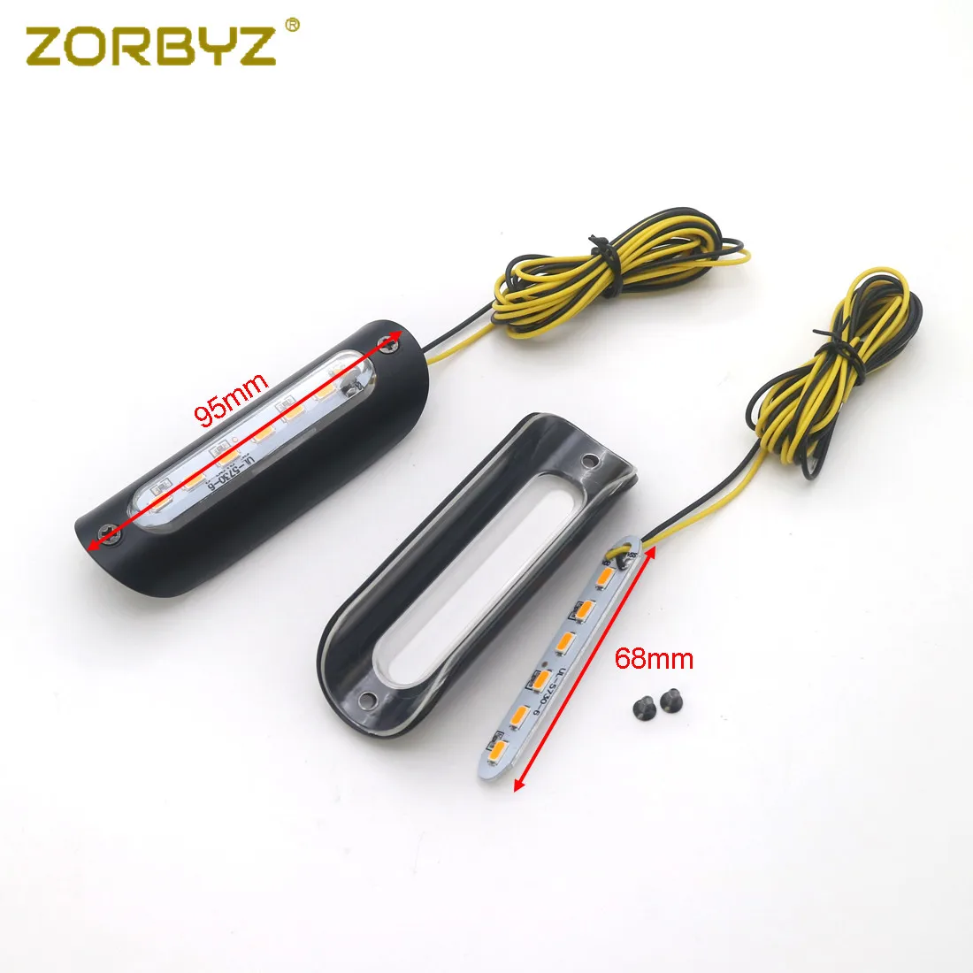 ZORBYZ мотоцикл 1 дюйм 25 мм высота лампа поворота боковой свет для рынков чоппера