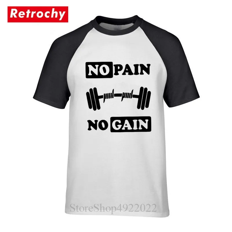 Футболка без боли усиления для тяжелой атлетики тренажерного зала бодибилдинга