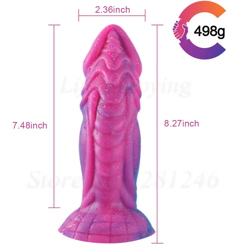 2021 Dragon Monster Anal Dildo Cock Realistic Penis Liquid Silicone Texture Big Dick Suction Cup Animal Strapon Dildos Sex Toys |