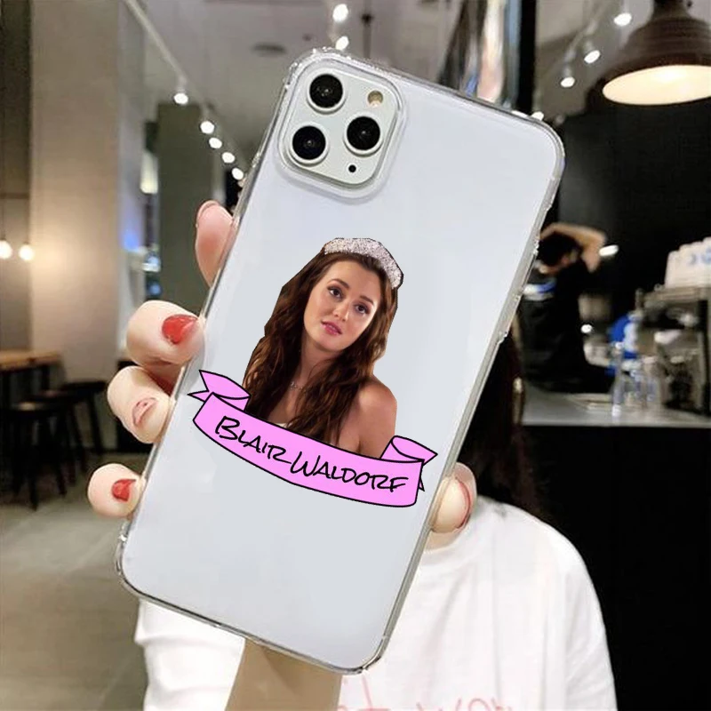 

Cute Gossip Girl Love Best Friends Funda Phone Case For iPhone12 11 Pro MAX 7 6 8 6S Plus XS XR X Clear Transparent Soft Cases