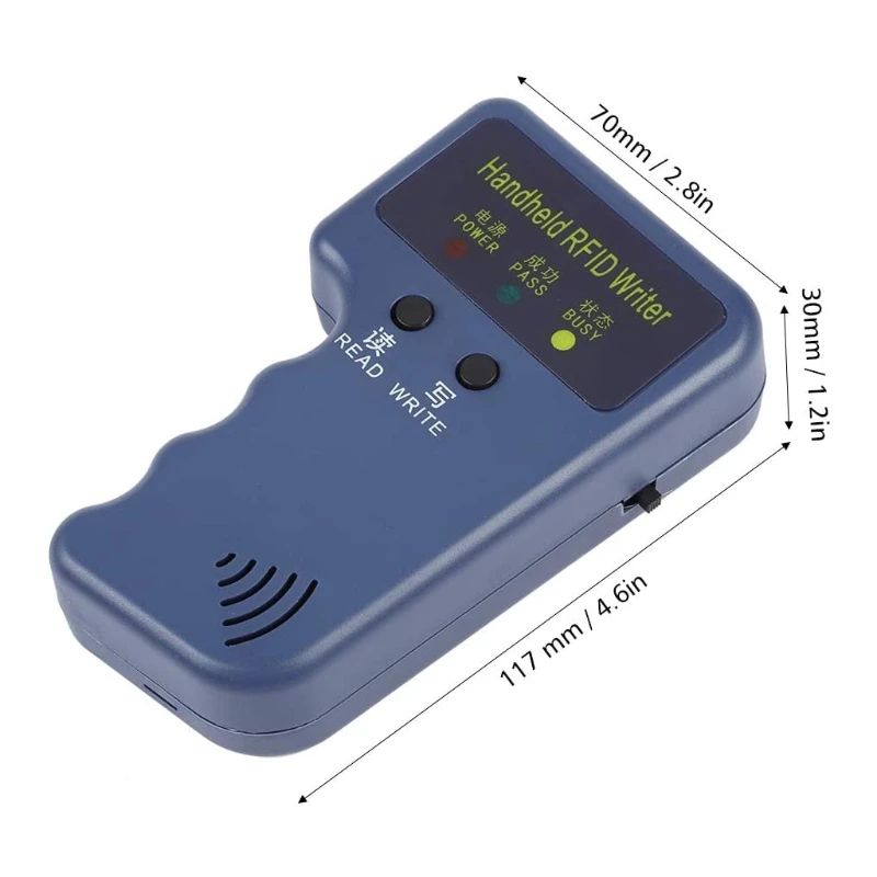 

Handheld 125KHz Keychain Readers RFID ID Copier Writer Duplicator Access Control Cards Rewritable Portable 1 Set