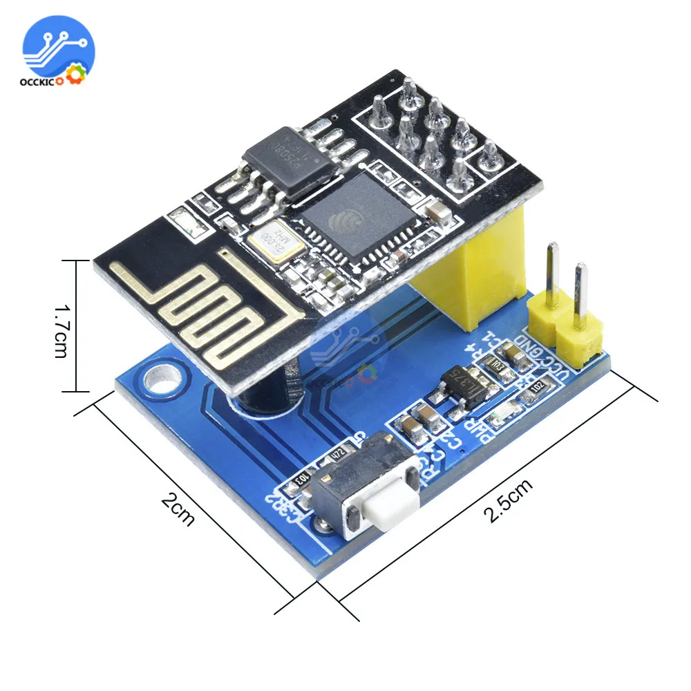 Беспроводной модуль ESP8266 ESP 01S DS18B20 wifi приемник для температуры и влажности Модуль