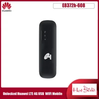 unlocked huawei e8372h 608d wingle lte universal 4g usb modem wifi mobile support 10 wifi users