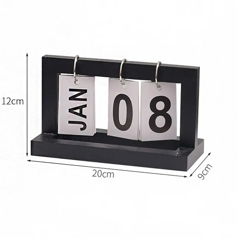 Креативный домашний календарь настольный декор Ретро Простой кофейный магазин