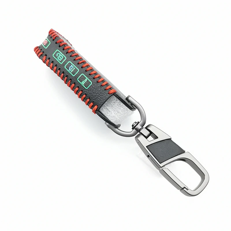 Светящийся Кожаный Автомобильный Брелок второго поколения комплект чехол