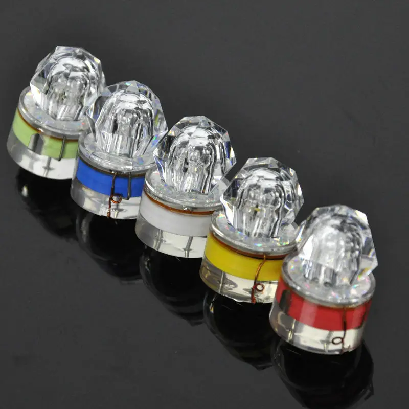 5 шт. светодиодный светильник для подводной рыбалки с глубокими каплями и