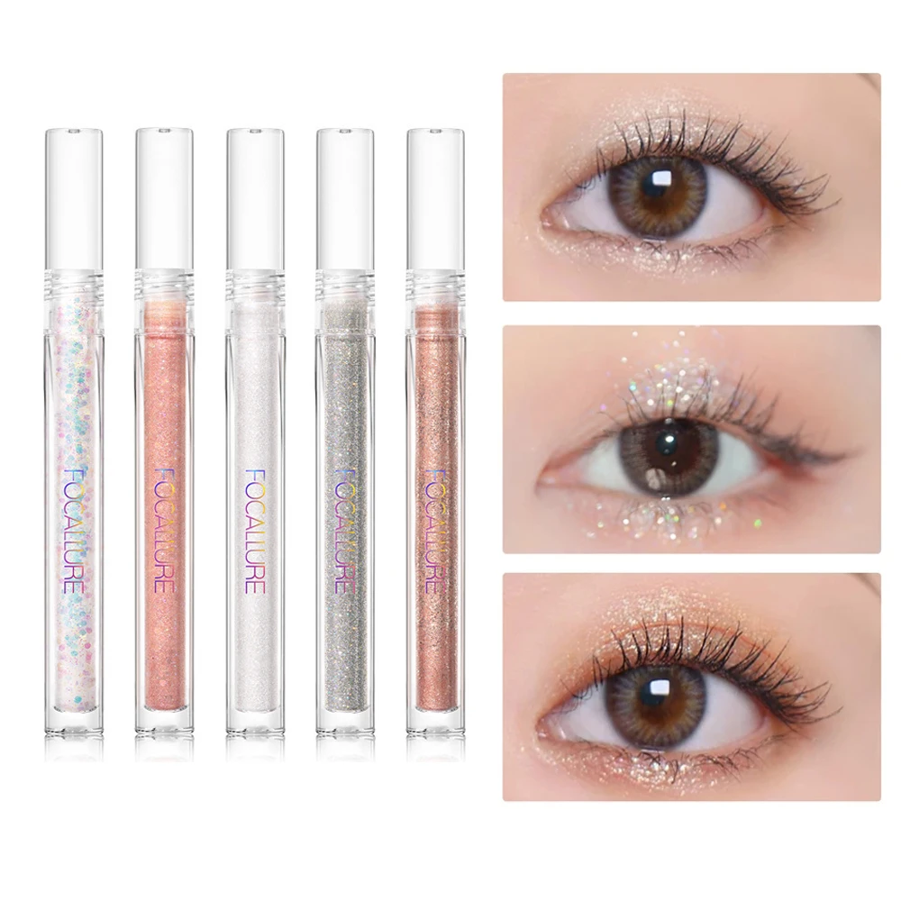 

Liquid Eyeshadow Eyeliner Diamond Glitter Pearlescent Brighten Eye Cosmetics Waterproof Makeup Sparkles Eyeshadow For Women