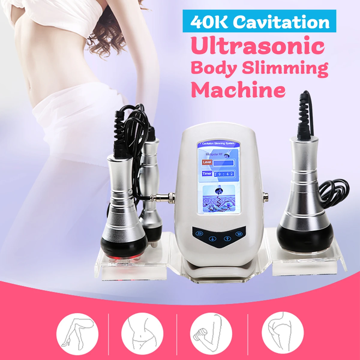 

Ультразвуковая кавитация для похудения, аппарат для похудения, 50 Вт, 4000 Гц