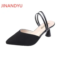 pointed toe sandals woman slippers fashion wedding shoes woman sexy heels sandals spring summer dames slippers zomer 2021