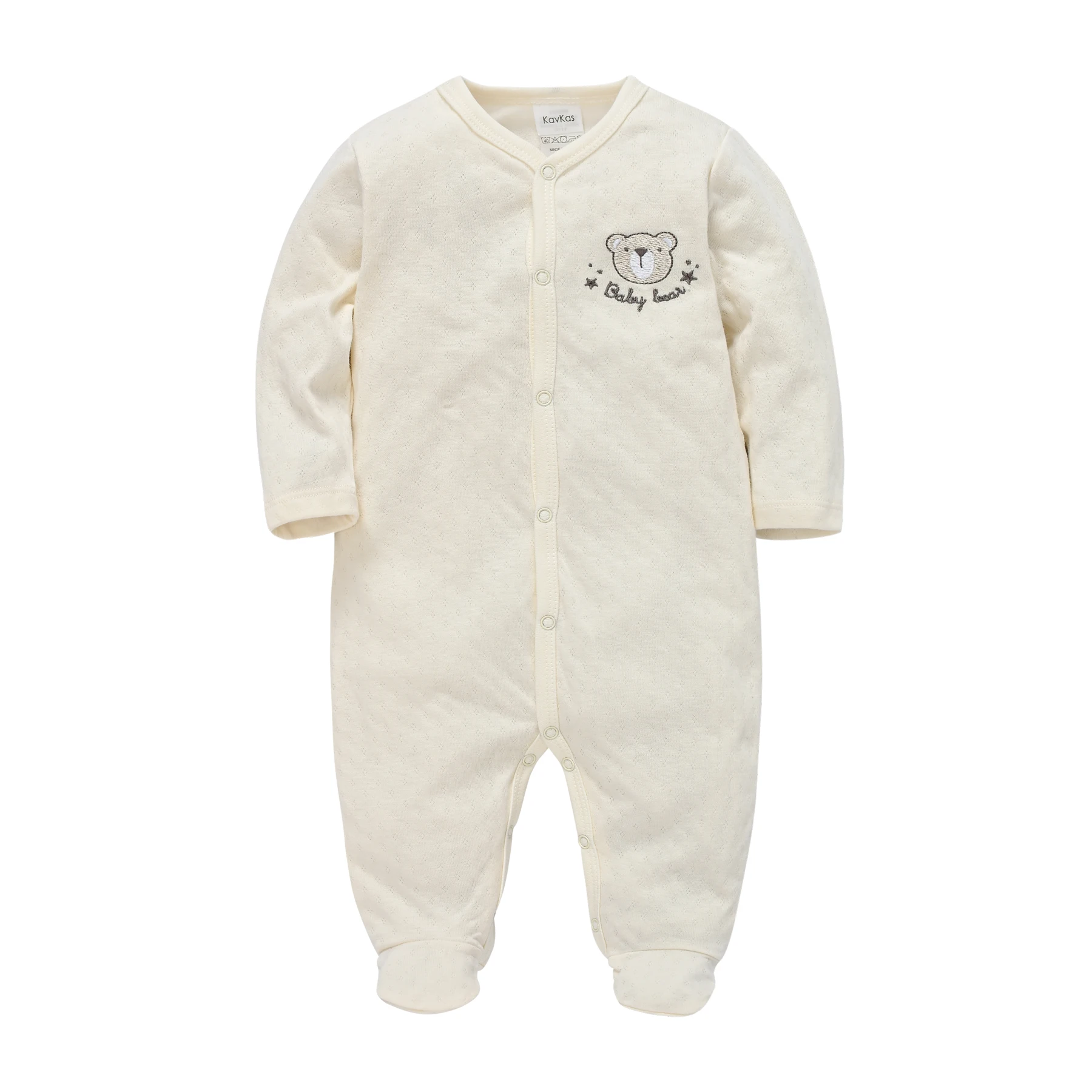 

Babies Girls Tops Rompers Playsuits Cartoon Wear Pooh Printing Jumpsuits One-Piece Full Sleeve Sunsuit Pyjamas Bebe Pour Onesies