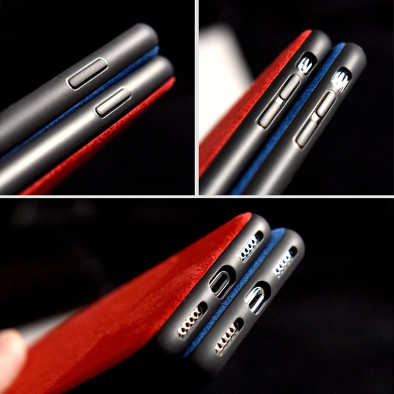 Чехол для телефона Xiaomi Redmi Note 7 8 Pro 7A Mi 9 lite SE 9T A3 Y3 Pocophone F1 замшевый кожаный чехол K20