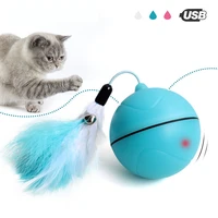 yooap creative cat toys interactive automatic rolling ball for dogs as seen on tv smart led flash cat toys electronic dog toys