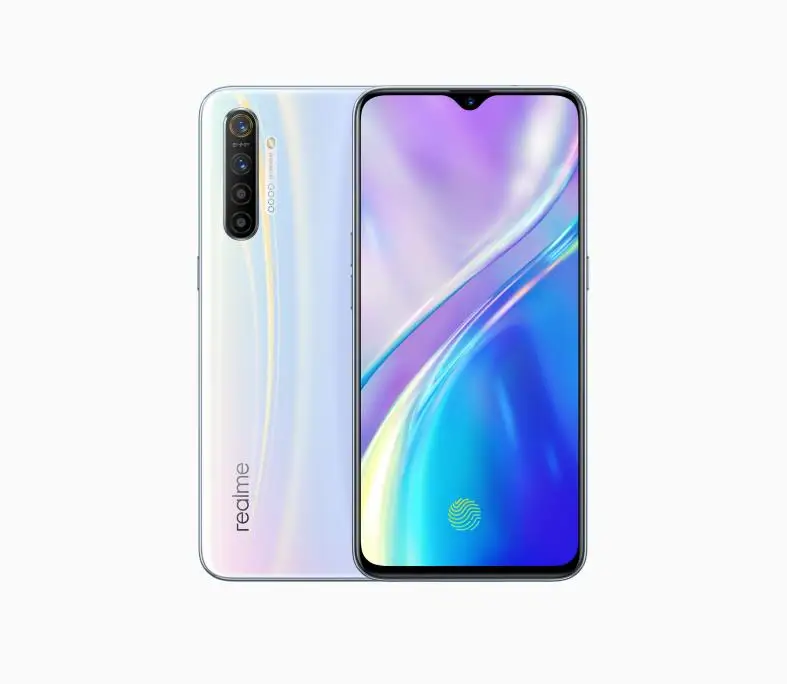 White Realme X2 8G 128G Snapdragon 730G 64MP камера 6,4 ''полный экран NFC OPPO мобильный телефон VOOC 30W быстрое зарядное устройство мобильный телефон - Color: White