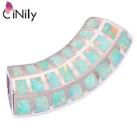 cinily created green fire opal silver plated wholesale fashion wedding party for women jewelry gift pendant 1 14 od4711