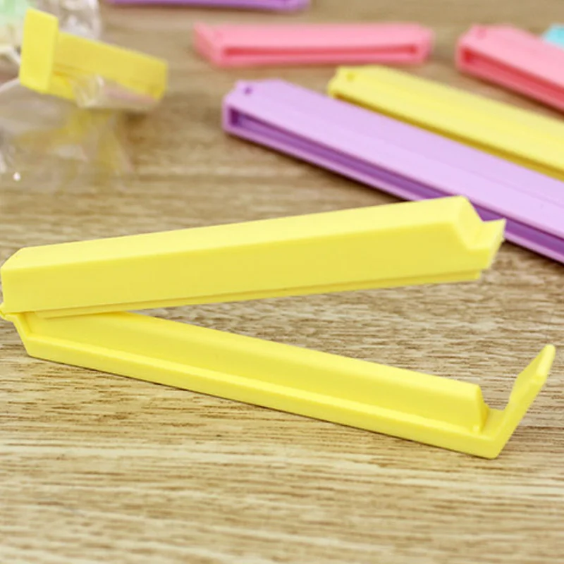 

12Pcs Sealing Clips Bag Sealer Portable Sealing Clamp Food Storage Bag Clip Plastic Kitchen Accessories 3 Size