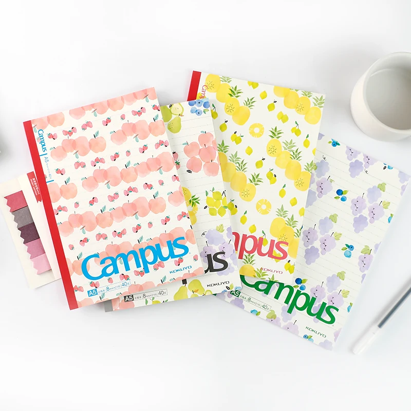 5 Книг KOKUYO фруктовый кампус Note book A5 / B5 простой колледж студентов искусство