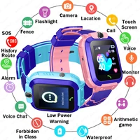 2021 childrens smart watch kids gps sos phone watch smartwatch boys girls with sim card photo waterproof for ios android xiaomi
