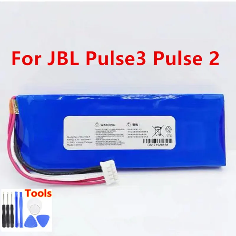 

Original P5542100-P 5542110P 6000mAh Battery For JBL 2017DJ1714 APPULESE 3 Pulse3 Pulse 2 Pulse II PULSE2 PULSE2BLKUS+Tools