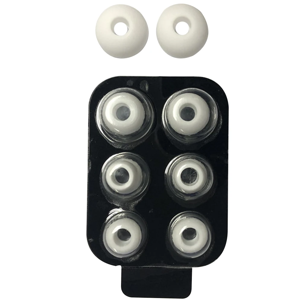 4 пары/компл. мягкие сменные вкладыши для наушников съемные силиконовые