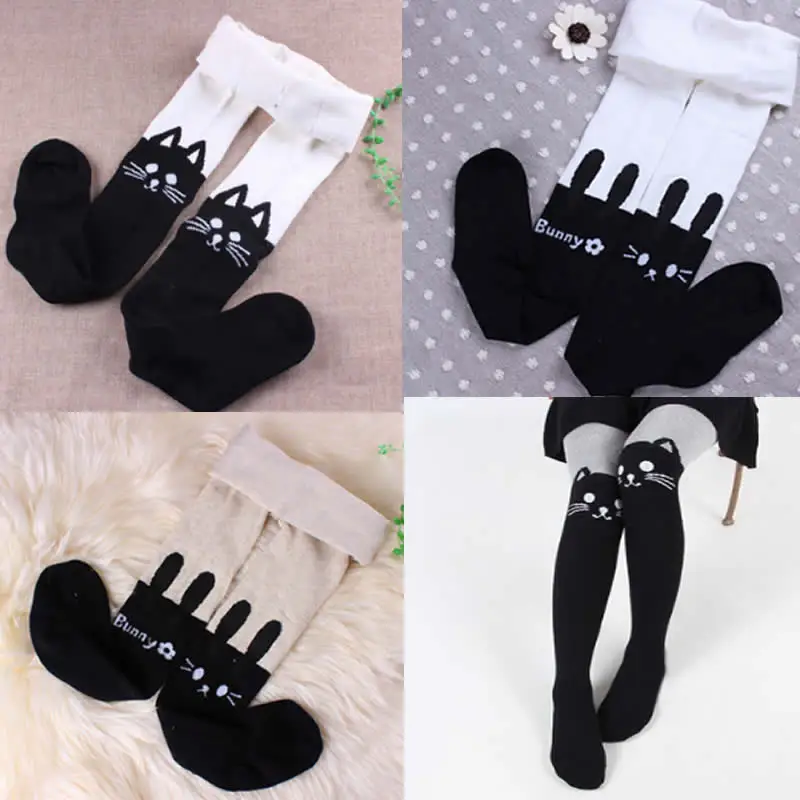 2020 модные Колготки с принтом в виде персонажей из мультфильма для девочек