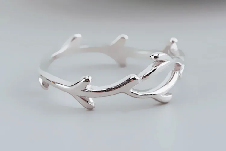 

Trend New Products Jewelry Alloy Branch Women's Ring Opening Adjustable Finger Knuckle Rings for Women
