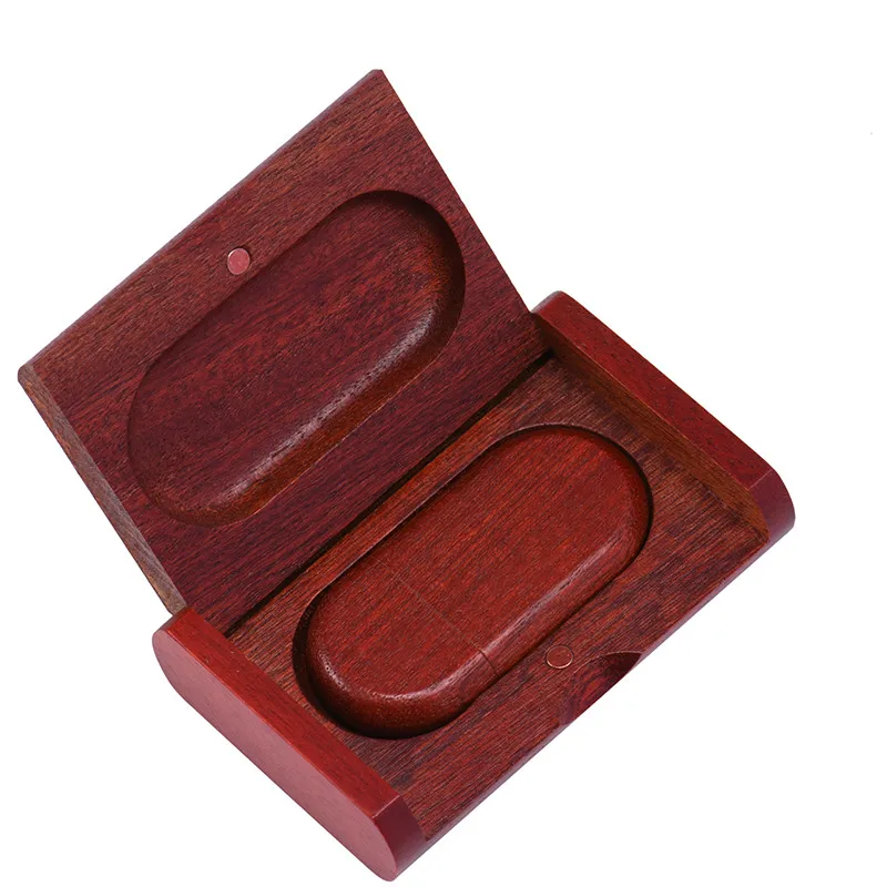 Rose with BOX POWERONE(более 10 шт. бесплатный логотип) Деревянный usb+ коробка usb флэш-накопитель 4 ГБ 8 ГБ 16 ГБ 32 ГБ 64 ГБ фотография свадебный подарок - Цвет: Rose with BOX