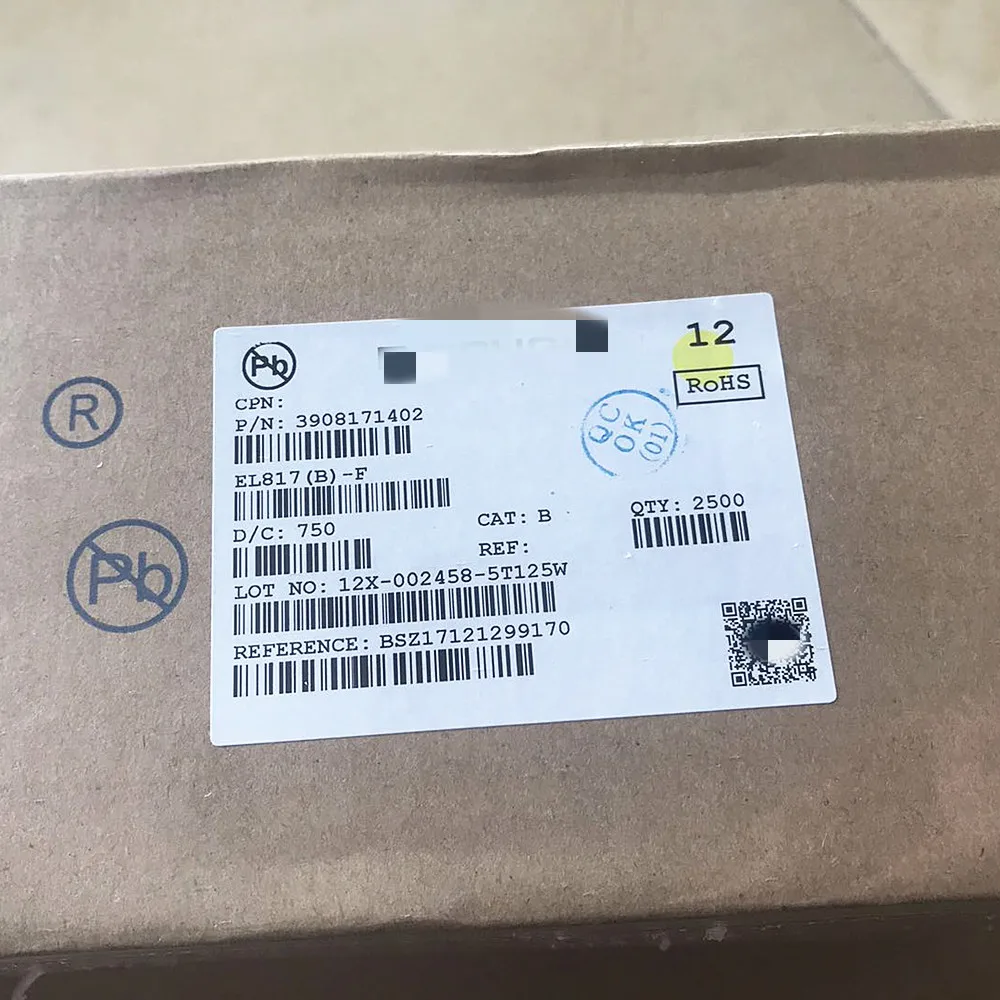 

200pcs / lot new in line optocoupler EL817 (b) - F dip-4 compatible with PC817 isolator