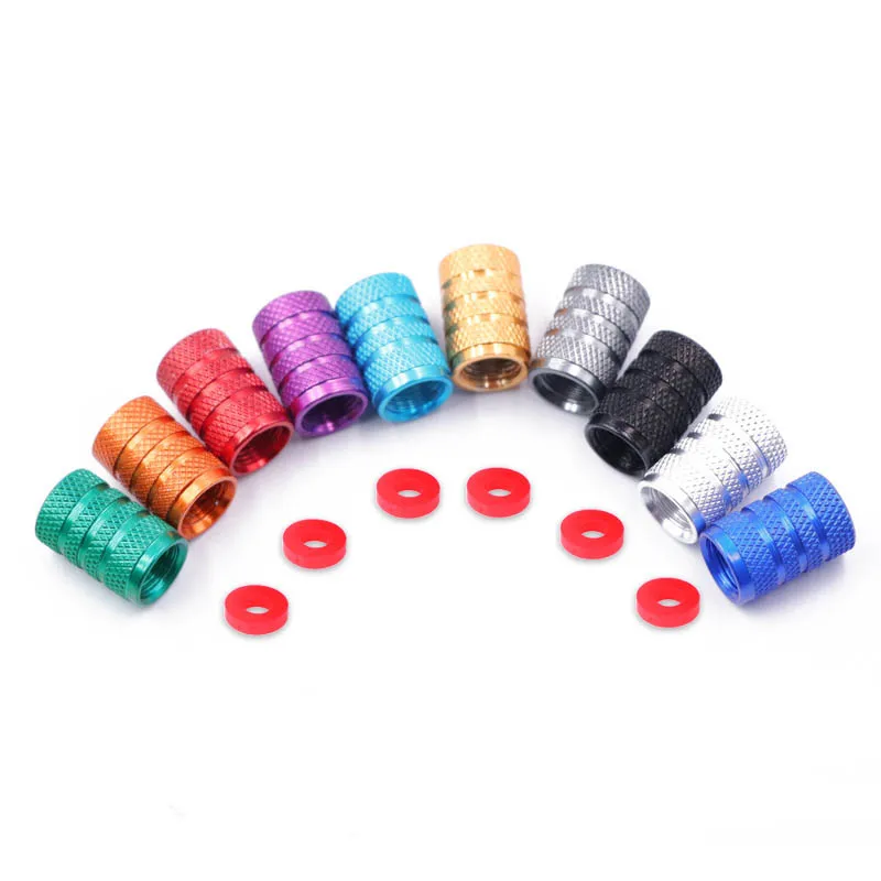 

4PC Universal Dustproof Aluminium Alloy Bicycle Cap Wheel Tire Covered Car Truck Tube Tyre Bike Accessories Nipple Caps