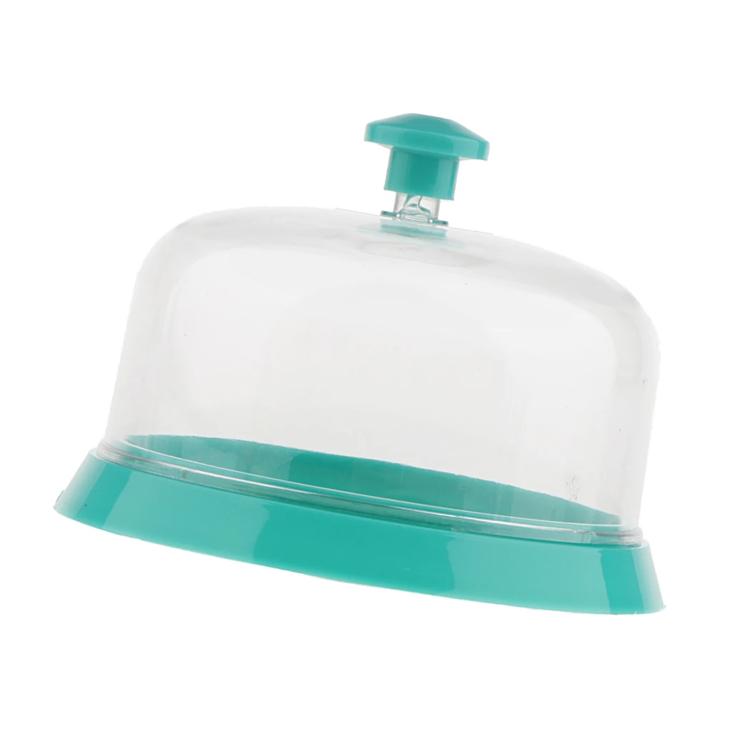 Blesiya Watchmaker Watch Parts Holder Tray Dust Cover 6 Slots Organizer Blue