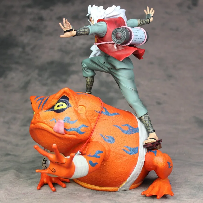 Аниме NARUTO SHIPPUDEN Jiraiya с жабой крепление лягушка GamaBunta вызов фигурка монстра модель