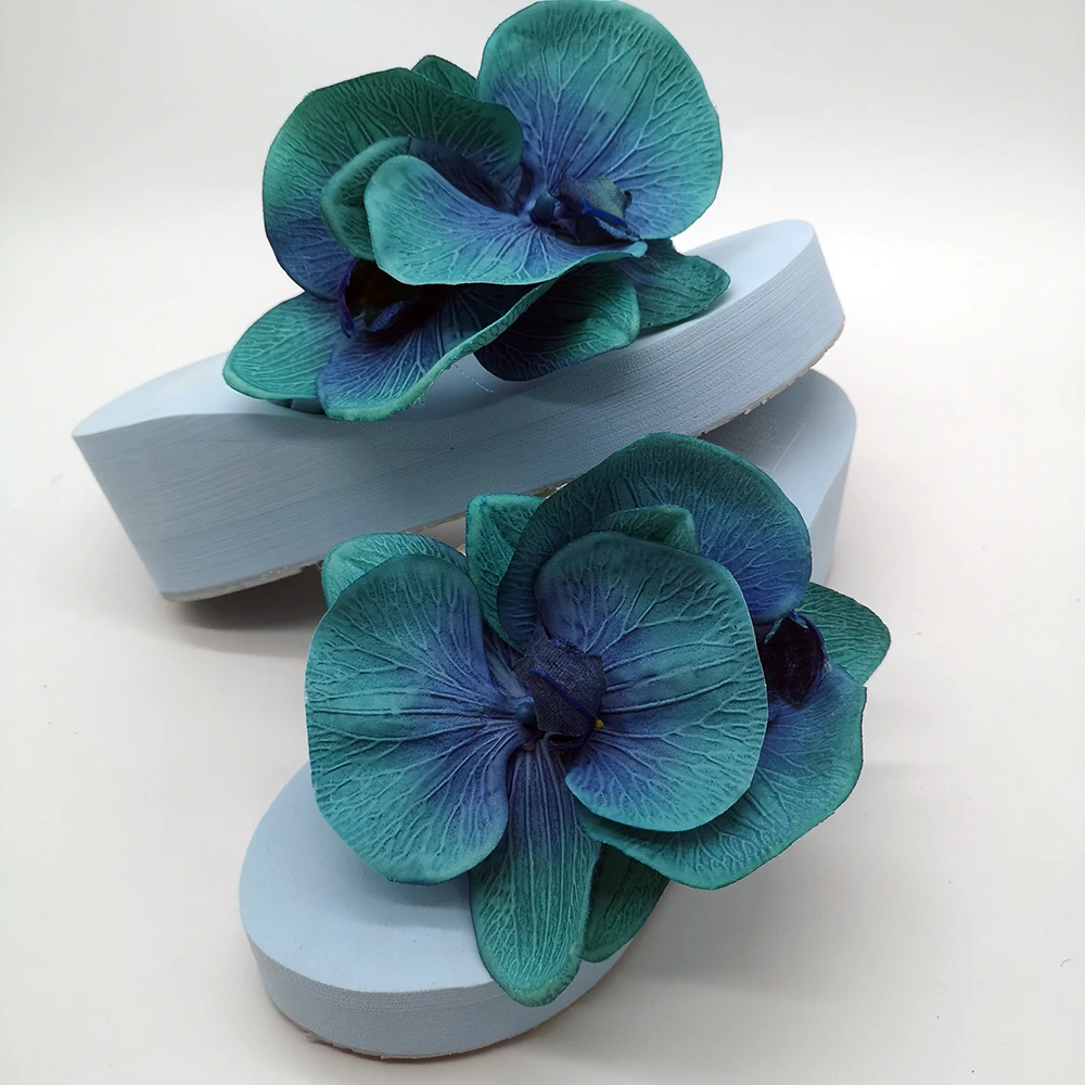 Летняя женская обувь HAHAFLOWER шлепанцы для ванной на платформе пляжные танкетке