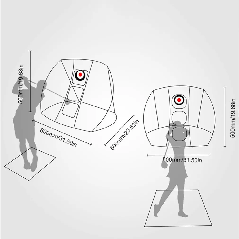 

Outdoor Sports Foldable Golf Ball Net Pop-up Golf Practice Net Accuracy Swing Practice Tool Golf Goal Accessory