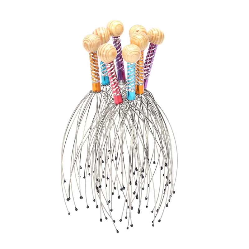 

8 массажеры осьминога для снятия стресса с головы и шеи