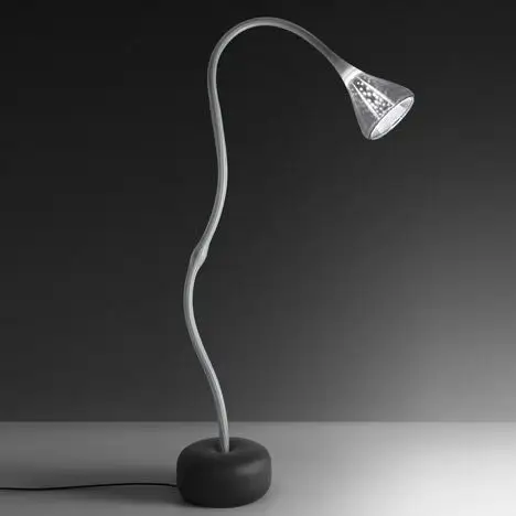 Modern simple PIPE tube floor lamp free curved lotus living room library house chain store lights | Лампы и освещение