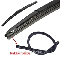 free shipping car windshield wiper blade insert rubber strip refill for mazda axela 3 2014 2015 2016 2017 2018 accessories