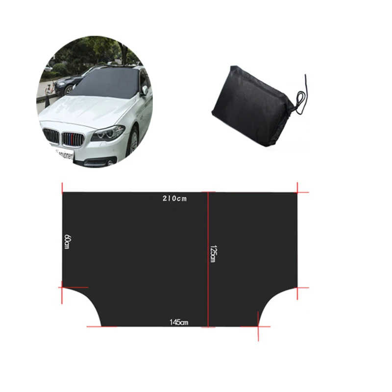 

Automobile general magnetic sunshade, automobile front windshield, snow cover, waterproof protective cover, front windshield cov