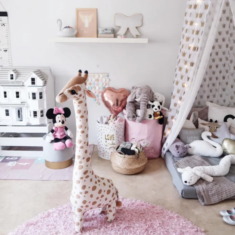 

Giraffe Stuffed Animals Plush,Cartoon Cotton Giraffe Soft Doll Animal Stuffed Toy for Home Decor Kids Gift 9.06" x 5.91" x 26.3