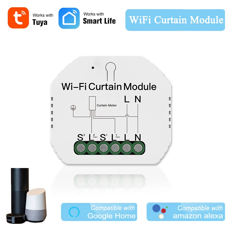 Модуль переключателя для занавесок с поддержкой Wi Fi|Выключатели| |