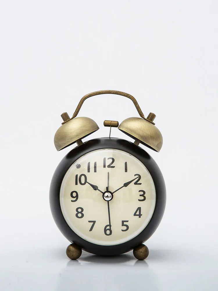 Простой винтажный будильник современный минималистичный креативный