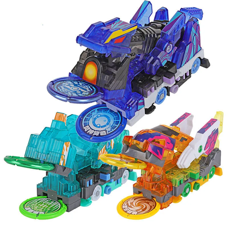 Figuras de acción de coches para niños, juguetes de Transformers, figuras de acción que se transforman